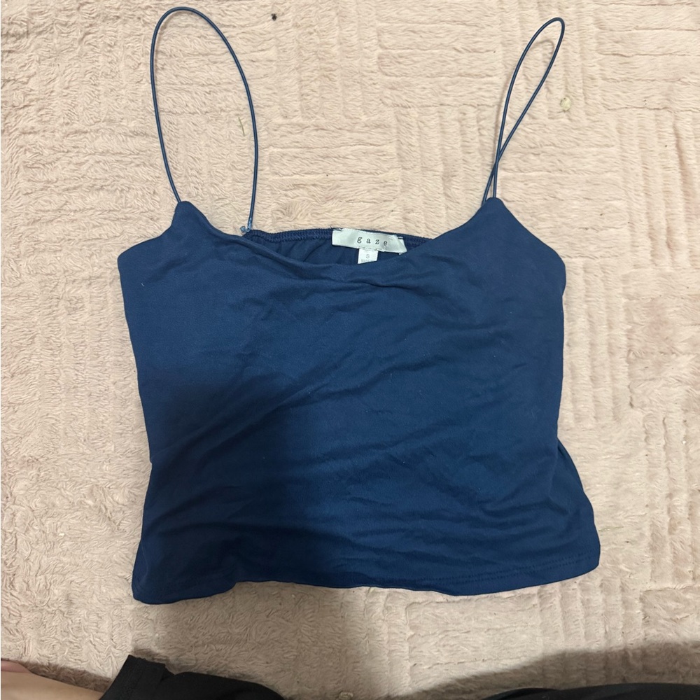 Gaze Camisoles with Spaghetti Straps